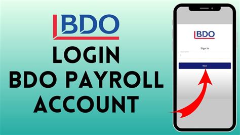 bdo payroll login